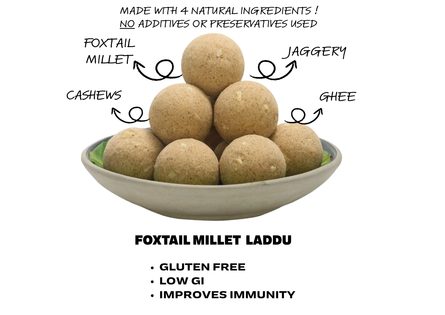 PREMIUM FOXTAIL LADDU